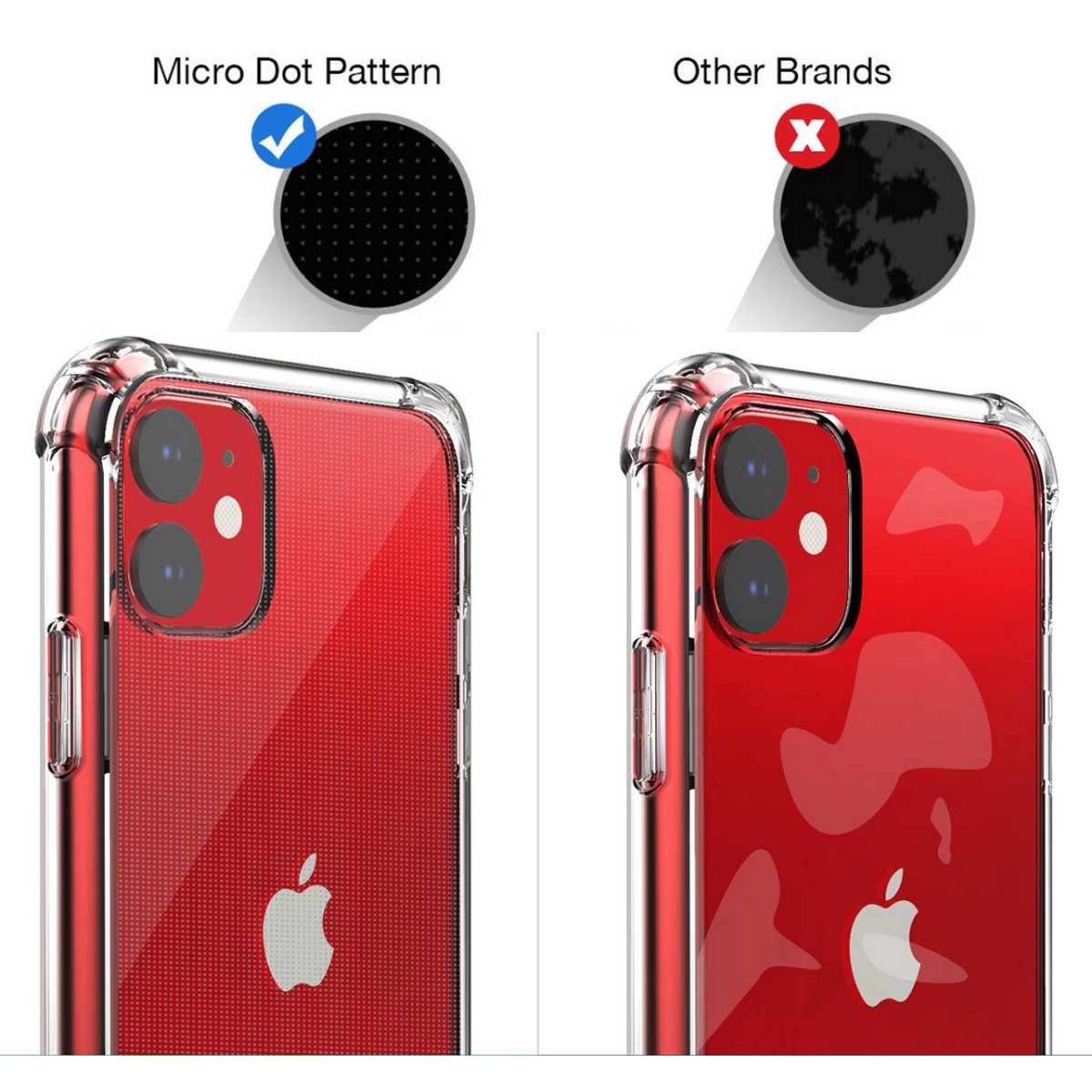 Funda Gel Tpu Anti-Shock Transparente para Iphone 11 (6.1)