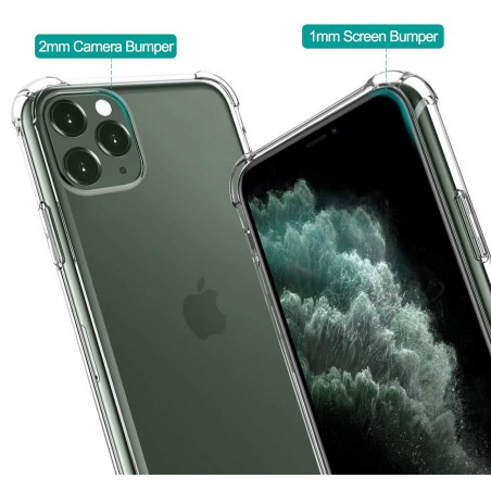 Funda Gel Tpu Anti-Shock Transparente para Iphone 11 Pro Max (6.5)