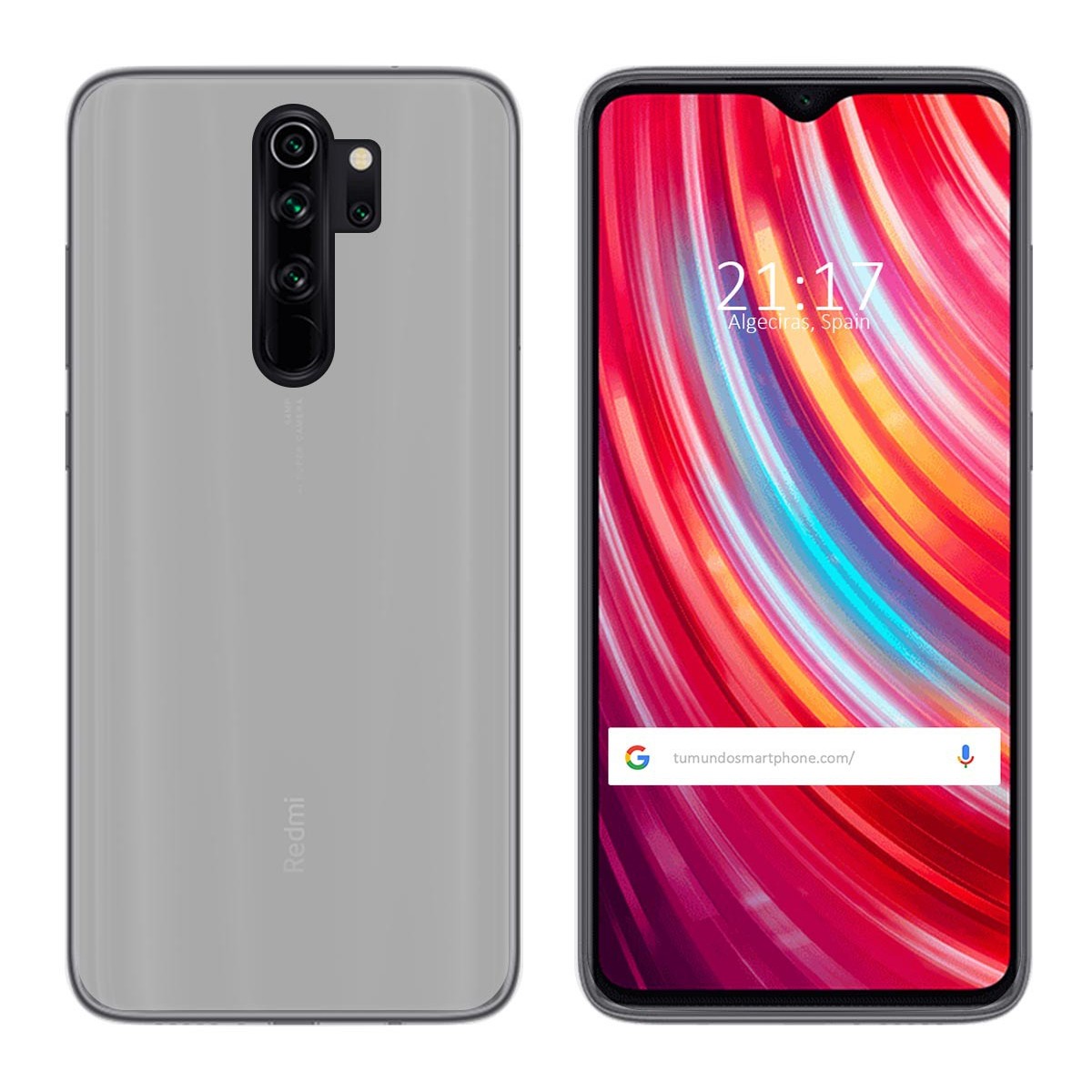 Funda Gel Tpu para Xiaomi Redmi Note 8 Pro Color Transparente