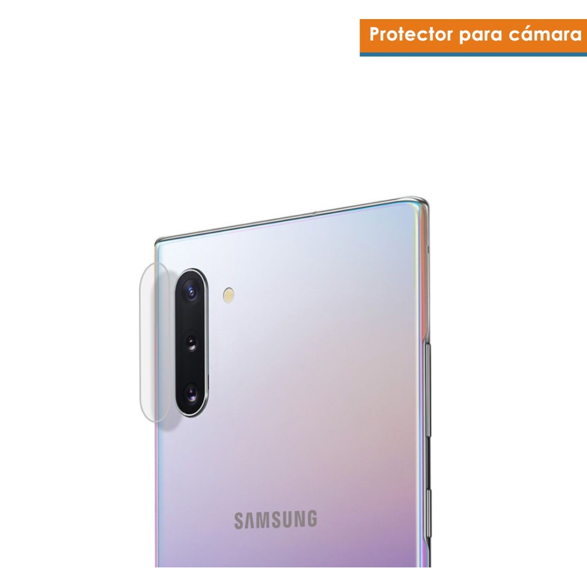 Protector Cristal Templado Cámara Trasera para Samsung Galaxy Note10 Vidrio