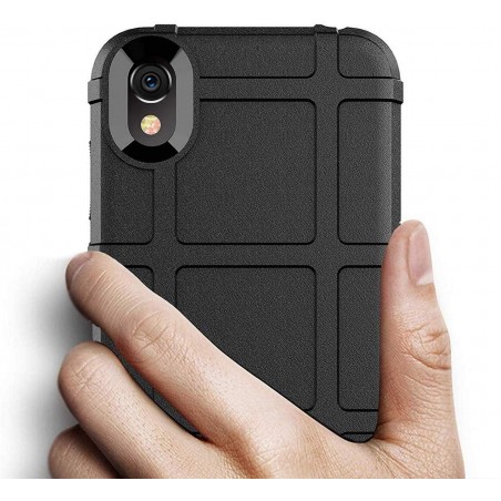 Funda Armor Rugged Shield Antigolpes para Huawei Y5 2019 color Negra