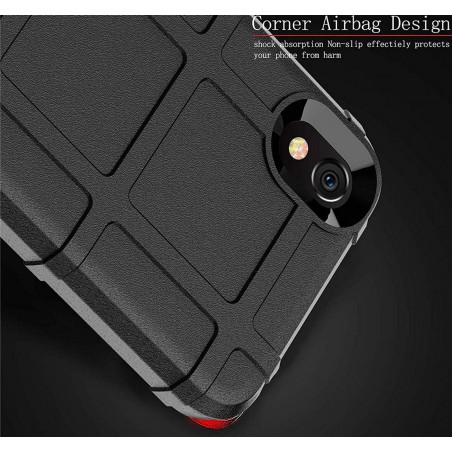 Funda Armor Rugged Shield Antigolpes para Huawei Y5 2019 color Negra