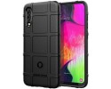 Funda Armor Rugged Shield Antigolpes para Samsung Galaxy A70 color Negra