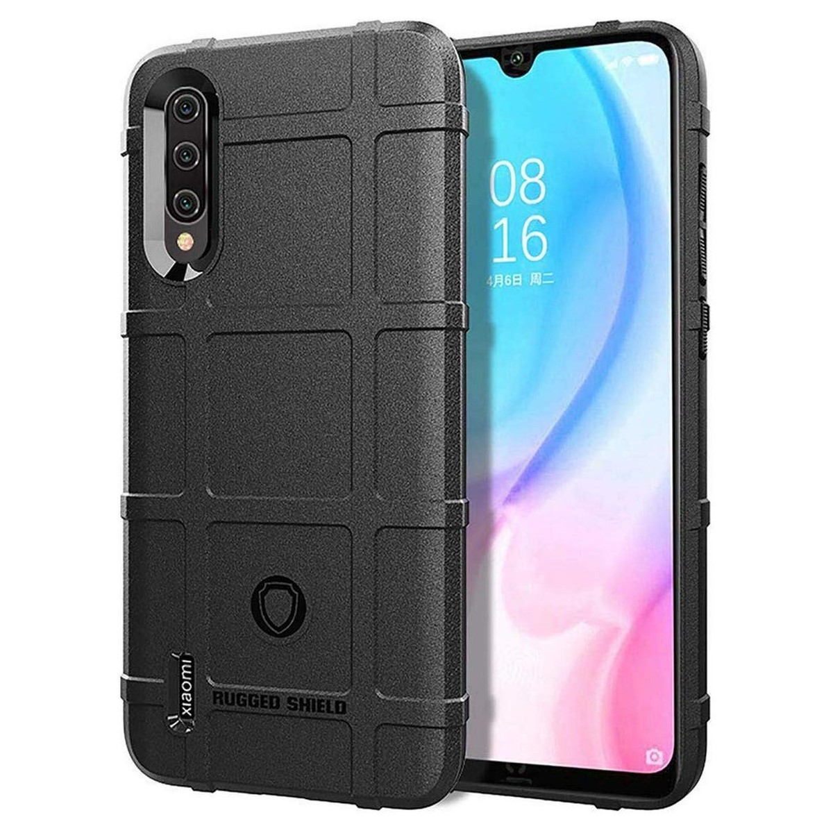 Funda Armor Rugged Shield Antigolpes para Xiaomi Mi A3 color Negra