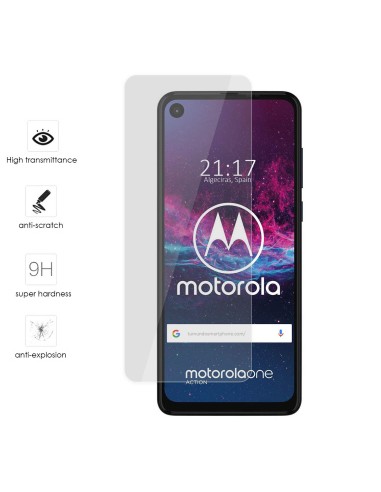 Protector Cristal Templado para Motorola One Action Vidrio