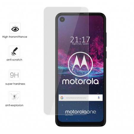 Protector Cristal Templado para Motorola One Action Vidrio