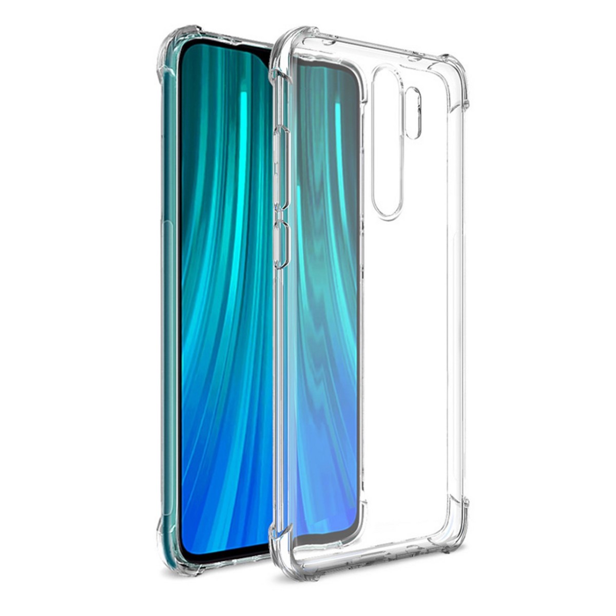 Funda Gel Tpu Anti-Shock Transparente para Xiaomi Redmi Note 8 Pro