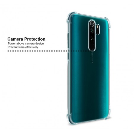 Funda Gel Tpu Anti-Shock Transparente para Xiaomi Redmi Note 8 Pro