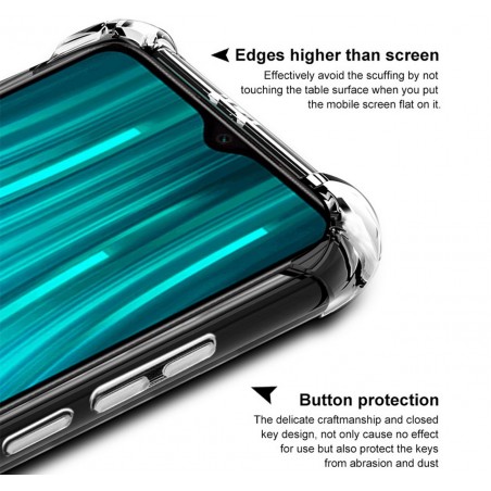 Funda Gel Tpu Anti-Shock Transparente para Xiaomi Redmi Note 8 Pro