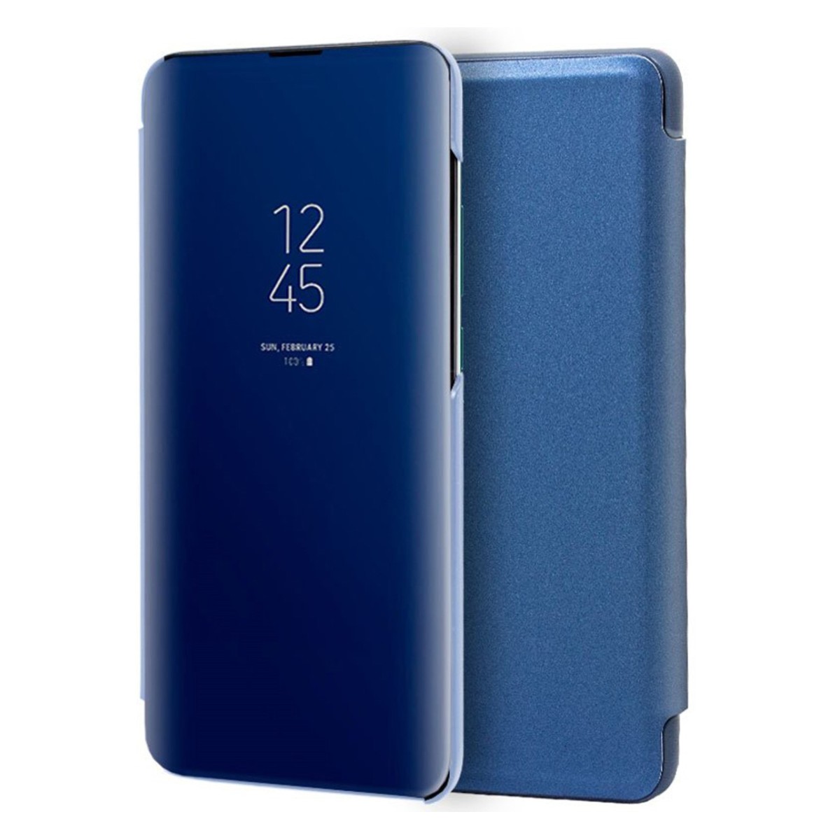 Funda Flip Cover Clear View para Xiaomi Mi 9 Lite color Azul