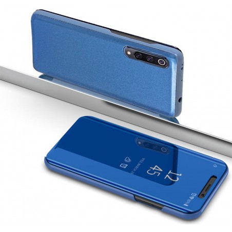 Funda Flip Cover Clear View para Xiaomi Mi 9 Lite color Azul