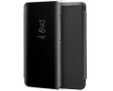Funda Flip Cover Clear View para Xiaomi Mi 9 Lite color Negra