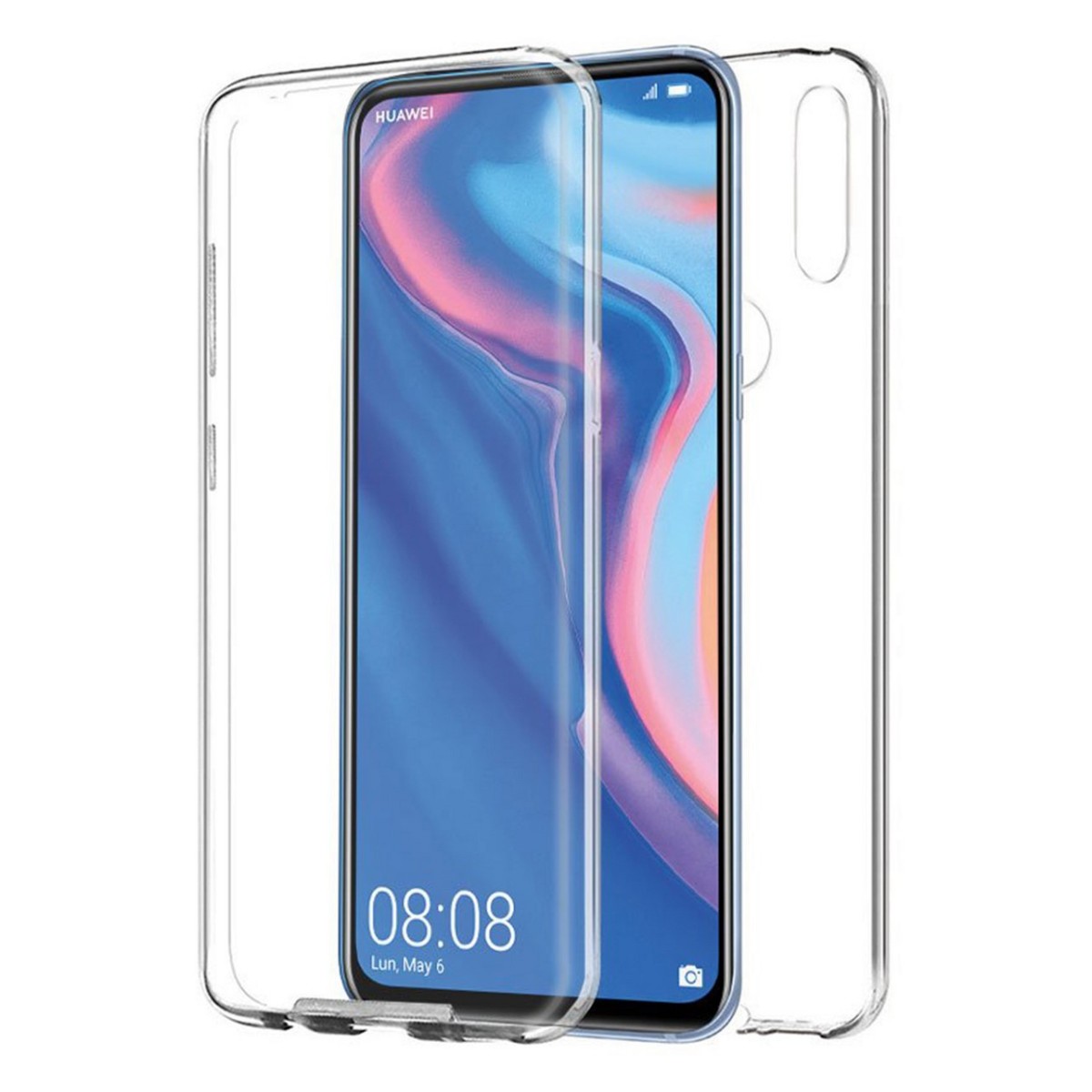Funda Completa Transparente Pc + Tpu Full Body 360 para Huawei P Smart Z