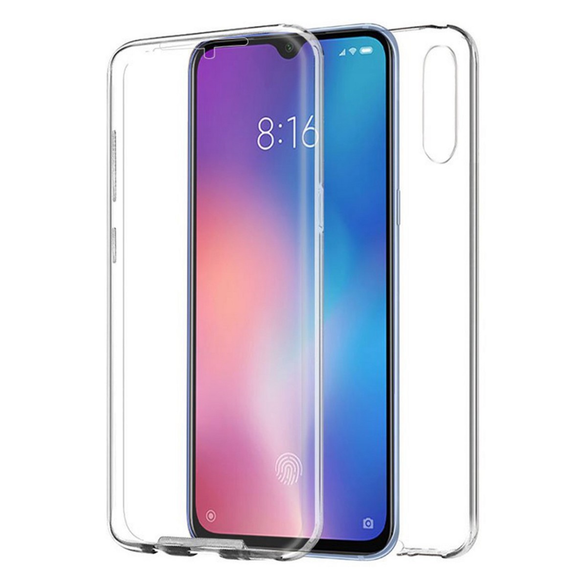 Funda Completa Transparente Pc + Tpu Full Body 360 para Xiaomi Mi 9 SE