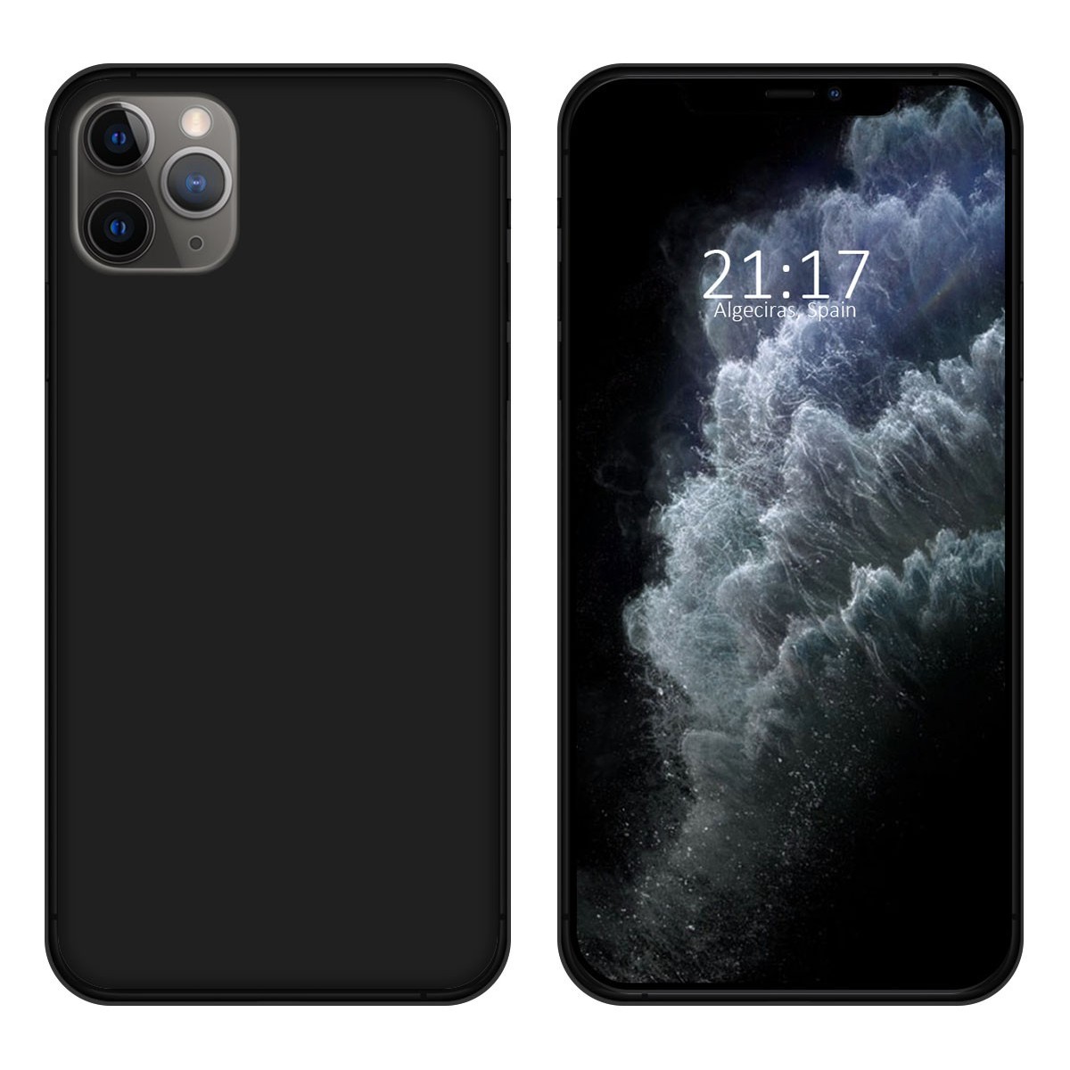 Funda Gel Tpu para Iphone 11 Pro Max (6.5) Color Negra