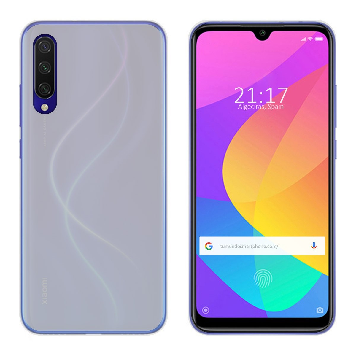 Funda Gel Tpu para Xiaomi Mi 9 Lite Color Transparente