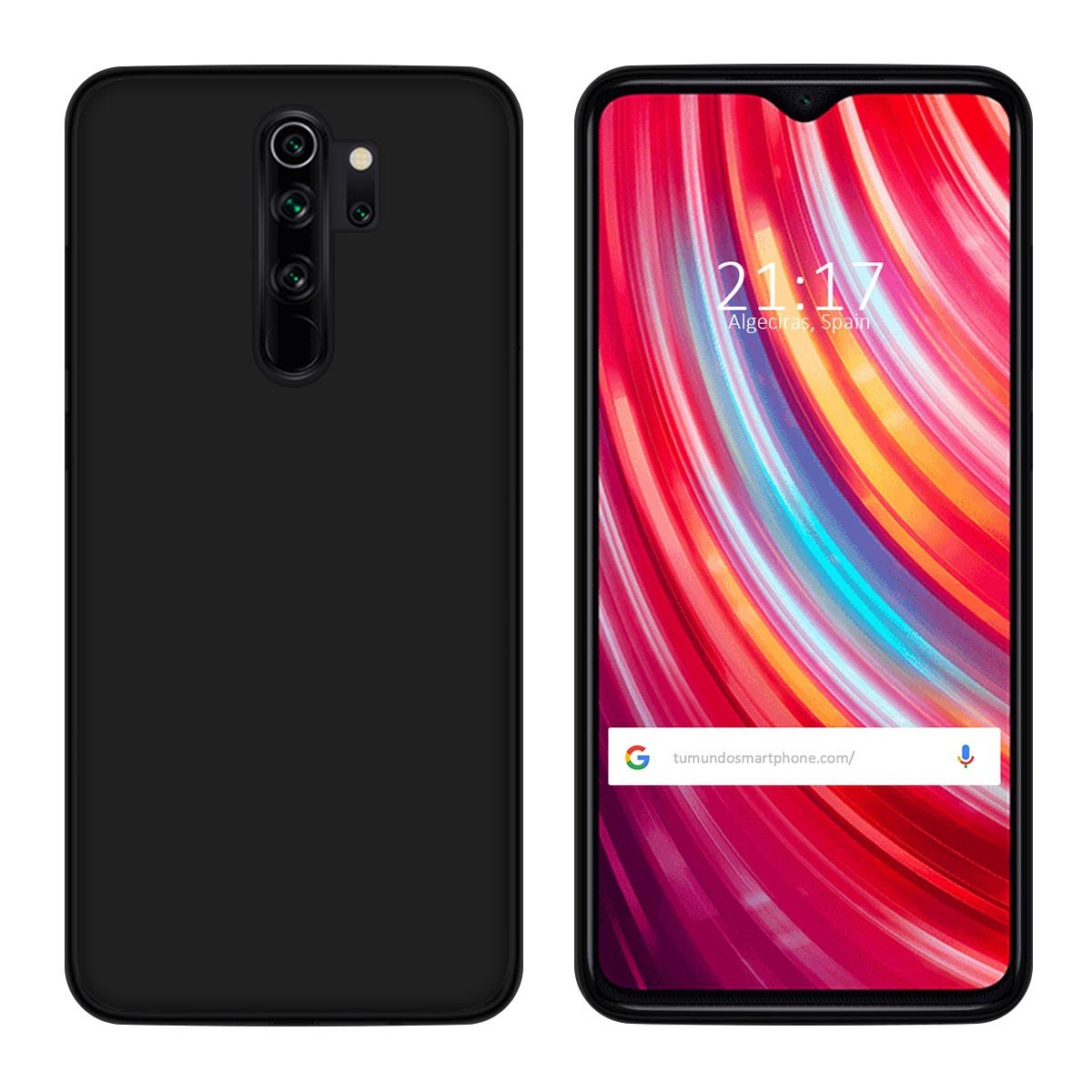 Funda Gel Tpu para Xiaomi Redmi Note 8 Pro Color Negra