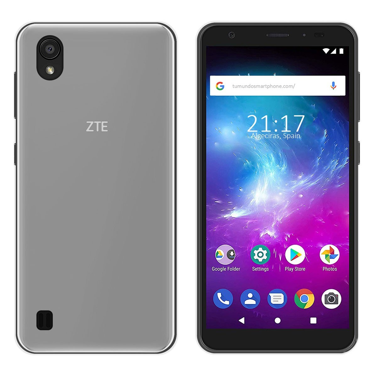 Funda Gel Tpu para Zte Blade A5 2019 Color Transparente