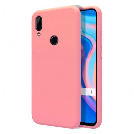 Funda Silicona Líquida Ultra Suave para Huawei P Smart Z color Rosa