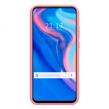 Funda Silicona Líquida Ultra Suave para Huawei P Smart Z color Rosa