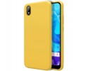 Funda Silicona Líquida Ultra Suave para Huawei Y5 2019 color Amarilla