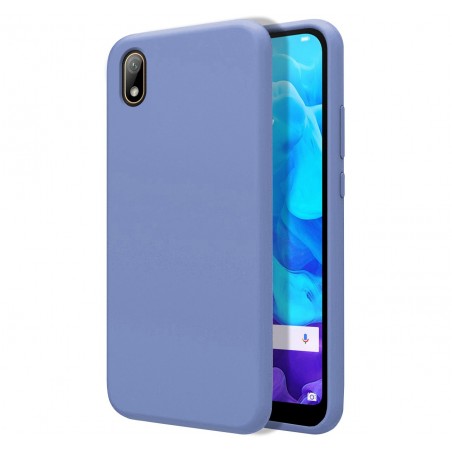 Funda Silicona Líquida Ultra Suave para Huawei Y5 2019 color Azul Celeste