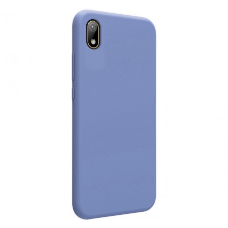 Funda Silicona Líquida Ultra Suave para Huawei Y5 2019 color Azul Celeste