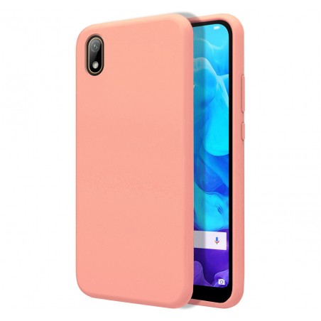 Funda Silicona Líquida Ultra Suave para Huawei Y5 2019 color Rosa