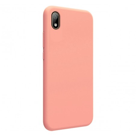 Funda Silicona Líquida Ultra Suave para Huawei Y5 2019 color Rosa