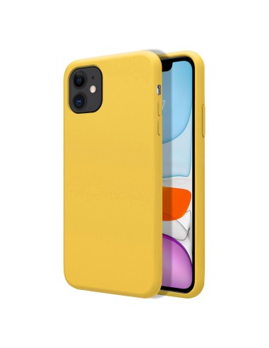Funda Silicona Líquida Ultra Suave para Iphone 11 (6.1) color Amarilla