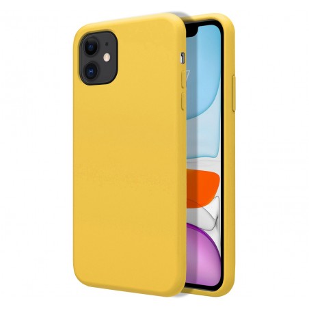 Funda Silicona Líquida Ultra Suave para Iphone 11 (6.1) color Amarilla