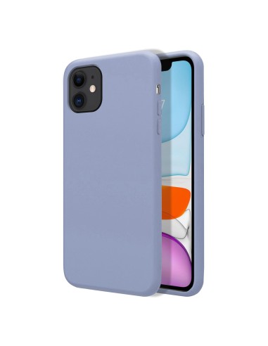 Funda Silicona Líquida Ultra Suave para Iphone 11 (6.1) color Azul Celeste