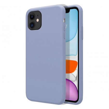 Funda Silicona Líquida Ultra Suave para Iphone 11 (6.1) color Azul Celeste