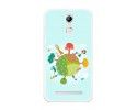 Funda Gel Tpu para Homtom H17 / H17 Pro Diseño Familia Dibujos