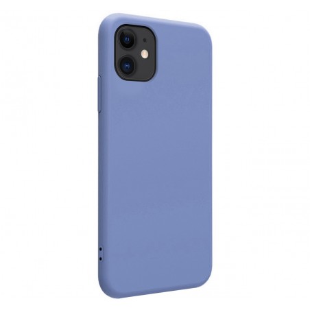 Funda Silicona Líquida Ultra Suave para Iphone 11 (6.1) color Azul Celeste