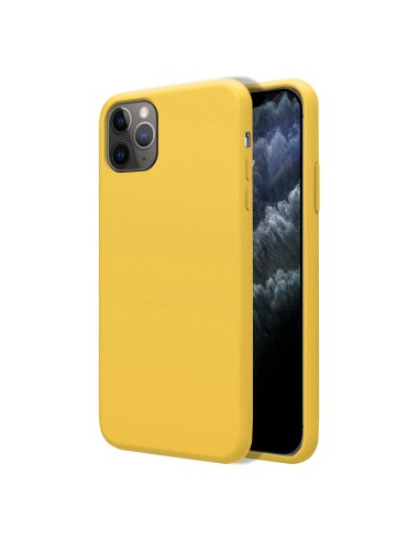 Funda Silicona Líquida Ultra Suave para Iphone 11 Pro (5.8) color Amarilla