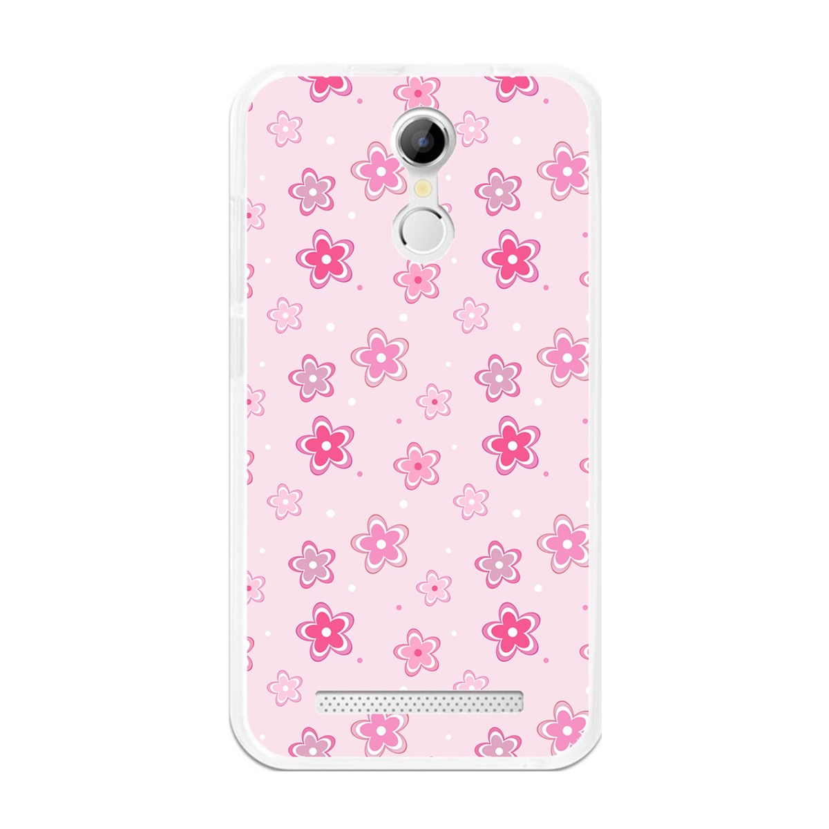 Funda Gel Tpu para Homtom H17 / H17 Pro Diseño Flores Dibujos