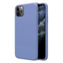 Funda Silicona Líquida Ultra Suave para Iphone 11 Pro (5.8) color Azul Celeste