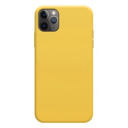Funda Silicona Líquida Ultra Suave para Iphone 11 Pro Max (6.5) color Amarilla 2
