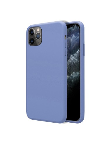 Funda Silicona Líquida Ultra Suave para Iphone 11 Pro Max (6.5) color Azul Celeste