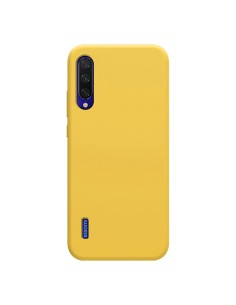 Funda Silicona Líquida Ultra Suave para Xiaomi Mi 9 Lite color Amarilla