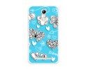 Funda Gel Tpu para Homtom H17 / H17 Pro Diseño Mariposas Dibujos