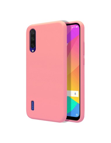 Funda Silicona Líquida Ultra Suave para Xiaomi Mi 9 Lite color Rosa