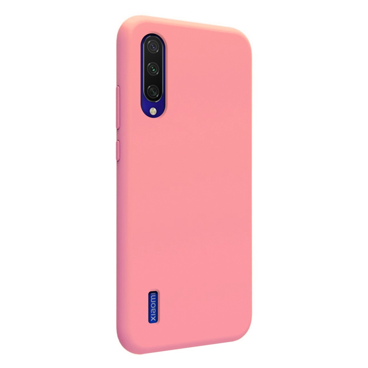 Funda Silicona Líquida Ultra Suave para Xiaomi Mi 9 Lite color Rosa