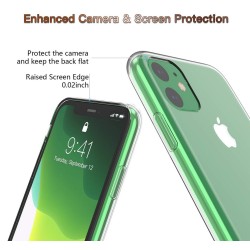 Funda Gel Tpu Fina Ultra-Thin 0,5mm Transparente para Iphone 11 (6.1) 2