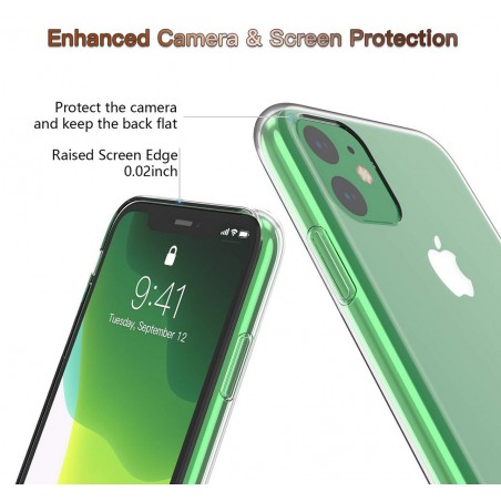 Funda Gel Tpu Fina Ultra-Thin 0,5mm Transparente para Iphone 11 (6.1)