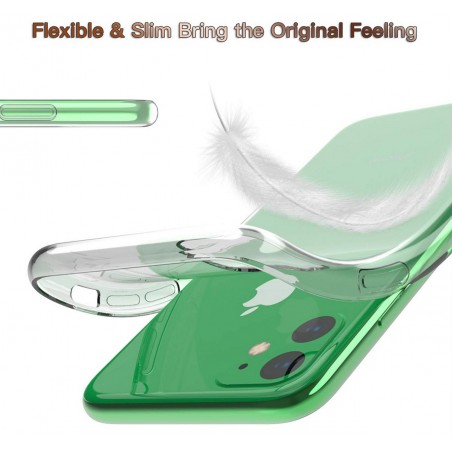 Funda Gel Tpu Fina Ultra-Thin 0,5mm Transparente para Iphone 11 (6.1)