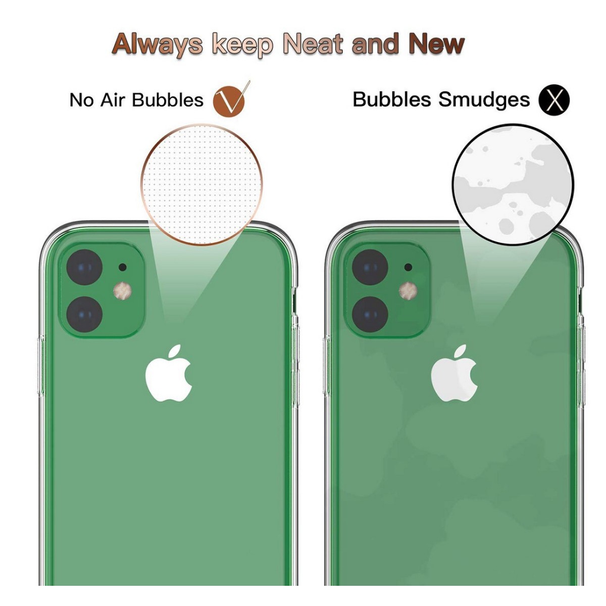 Funda Gel Tpu Fina Ultra-Thin 0,5mm Transparente para Iphone 11 (6.1)