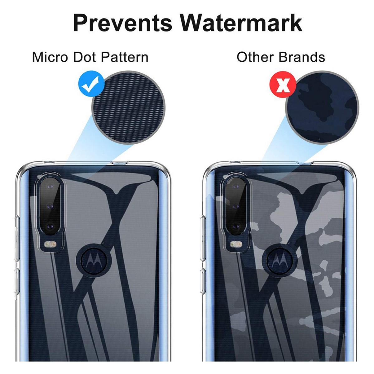 Funda Gel Tpu Fina Ultra-Thin 0,5mm Transparente para Motorola One Action