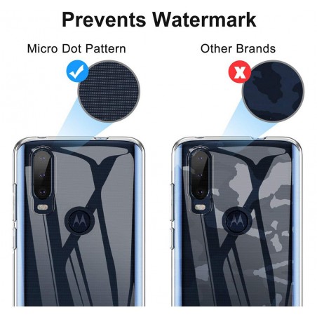 Funda Gel Tpu Fina Ultra-Thin 0,5mm Transparente para Motorola One Action